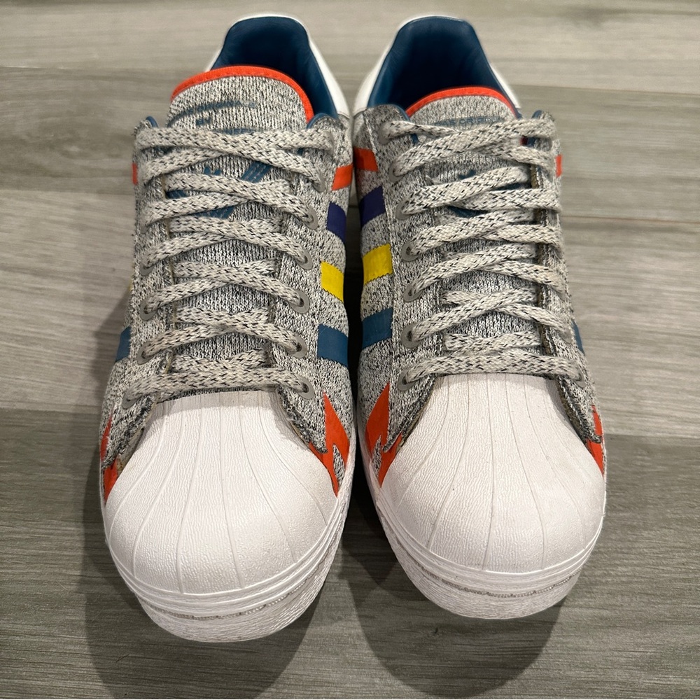 Adidas x White Mountaineering Superstar Boost sneaker knit gray - Picture 7 of 9